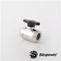 Bitspower Stängventil - ¼" BSPP (G¼") - silver