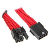 BitFenix 8-pin PCIe förlängningskabel - 45cm - Röd