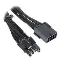 BitFenix 8-pin PCIe förlängningskabel - 45cm - Svart