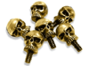 Skull fingerskruvar - Bronze - 6 st.