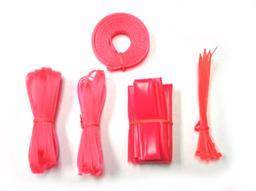 Vantec Cable Sleeving Kit - UV Röd